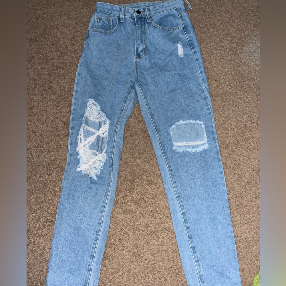 SHEIN ripped jeans